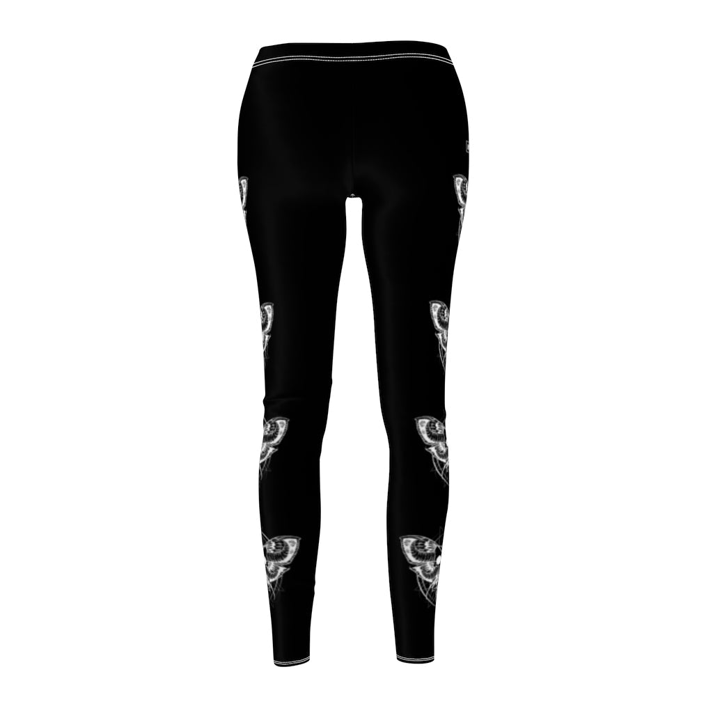 Death Moth Leggings Black