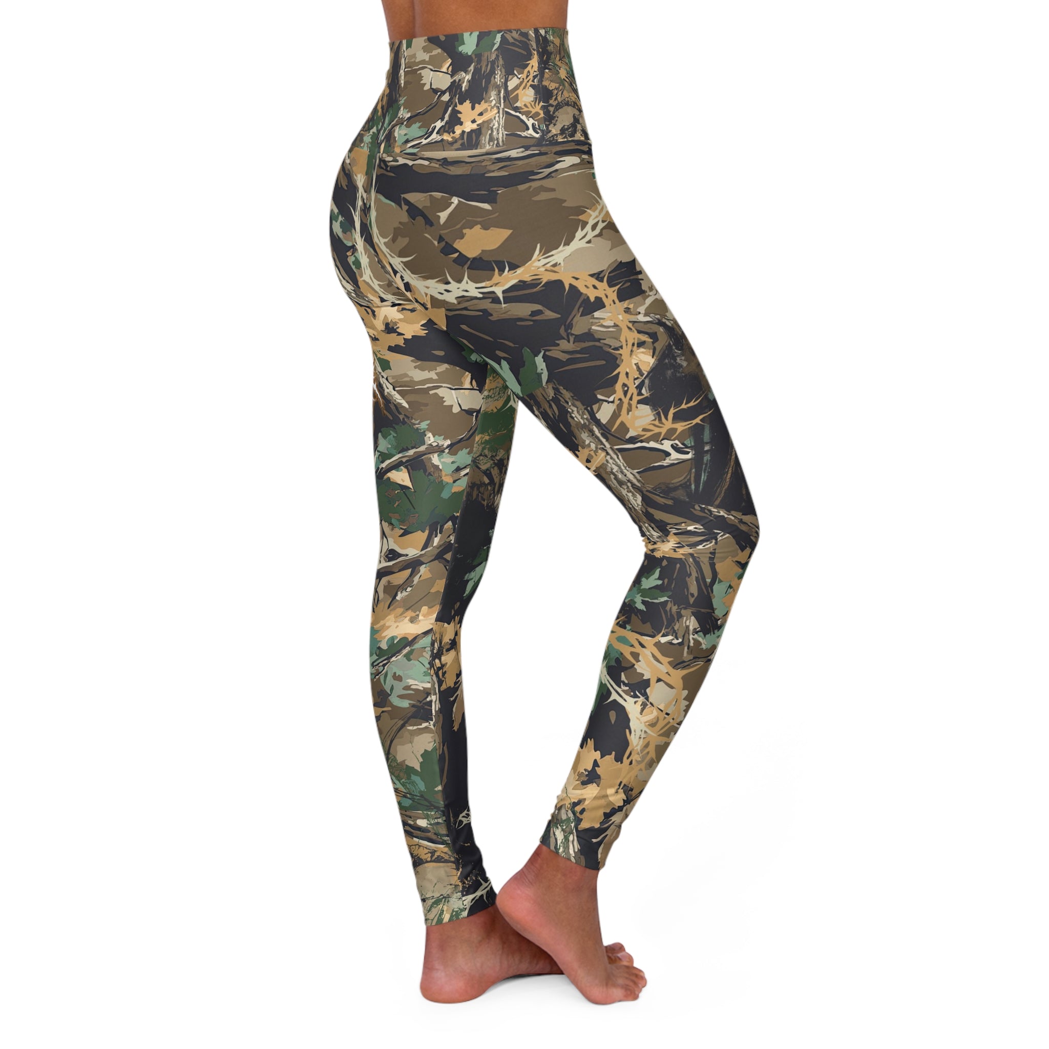 Mayhem Camo High Waisted Yoga Leggings