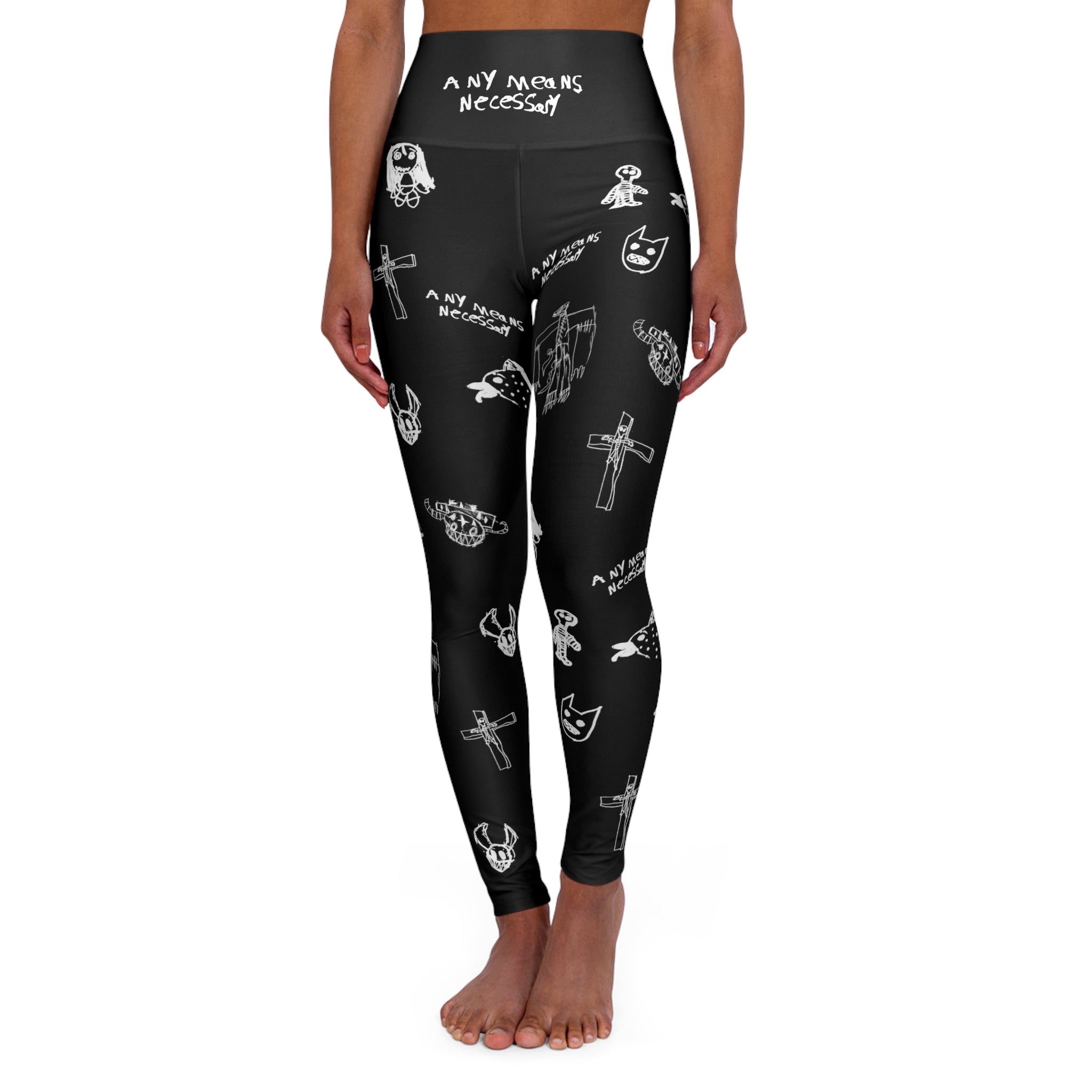 Corrupted Youth High Waisted Leggings