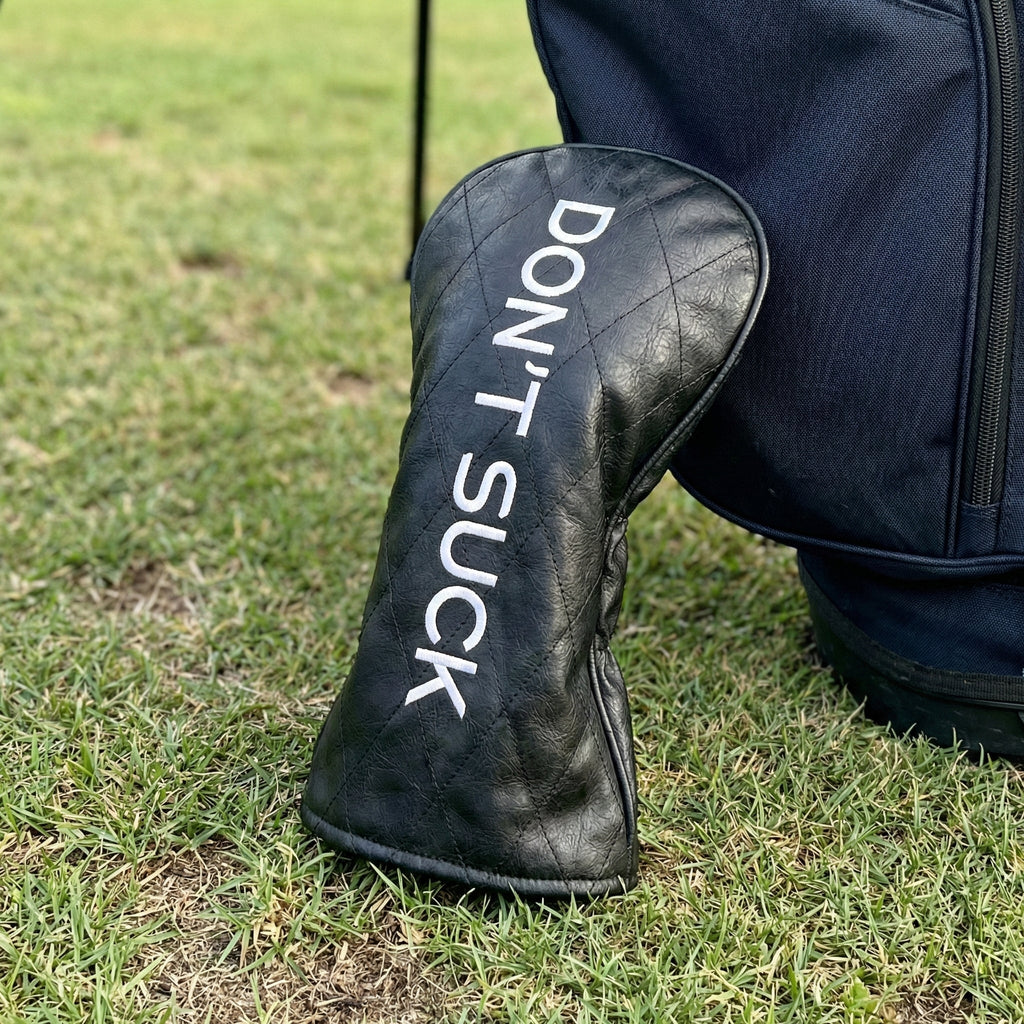 Don’t Suck™ Driver Headcover — Premium Black Diamond Quilted Fit (460cc)