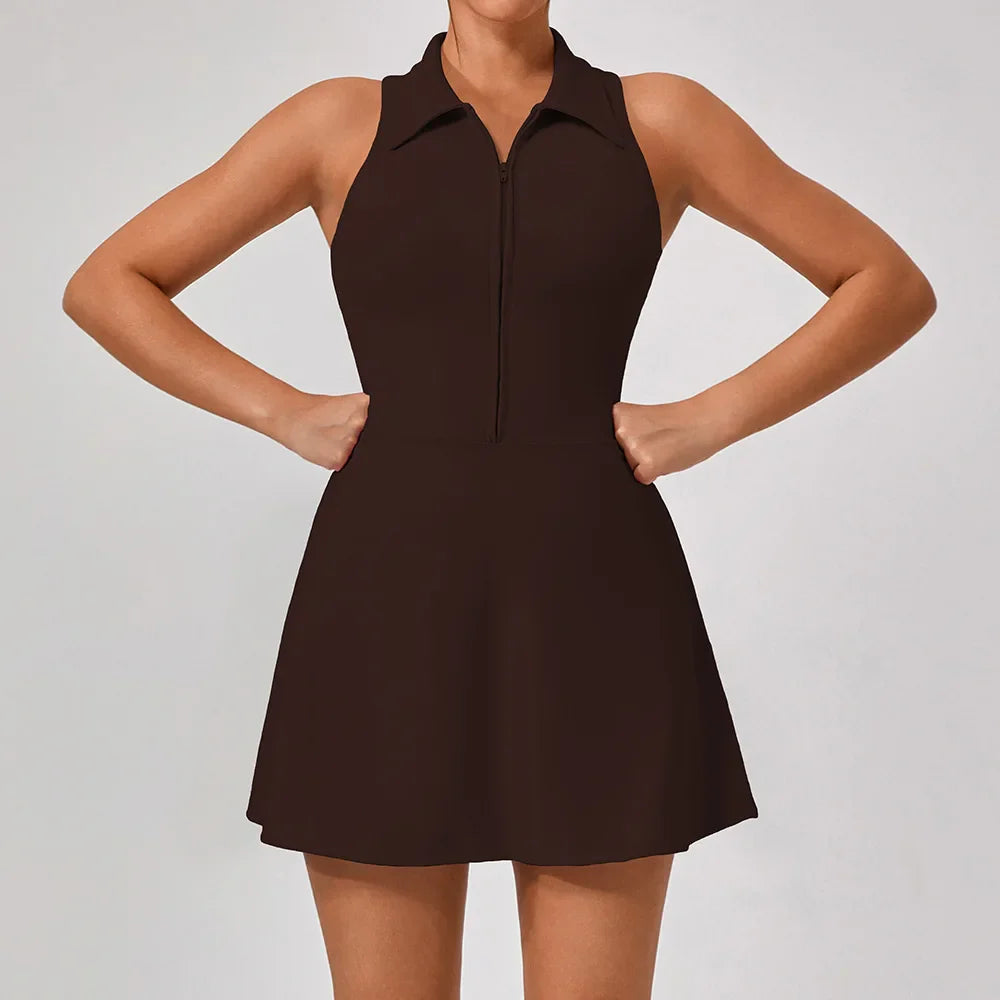 Summer Tennis & Golf Polo Dress