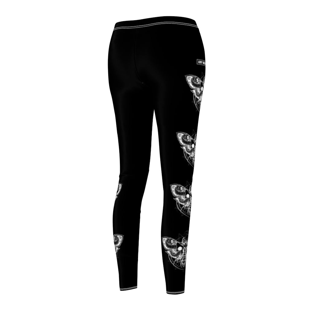 Death Moth Leggings Black
