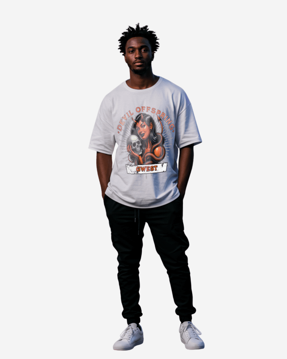 G West Devil Offspring Oversized Men's T-Shirt