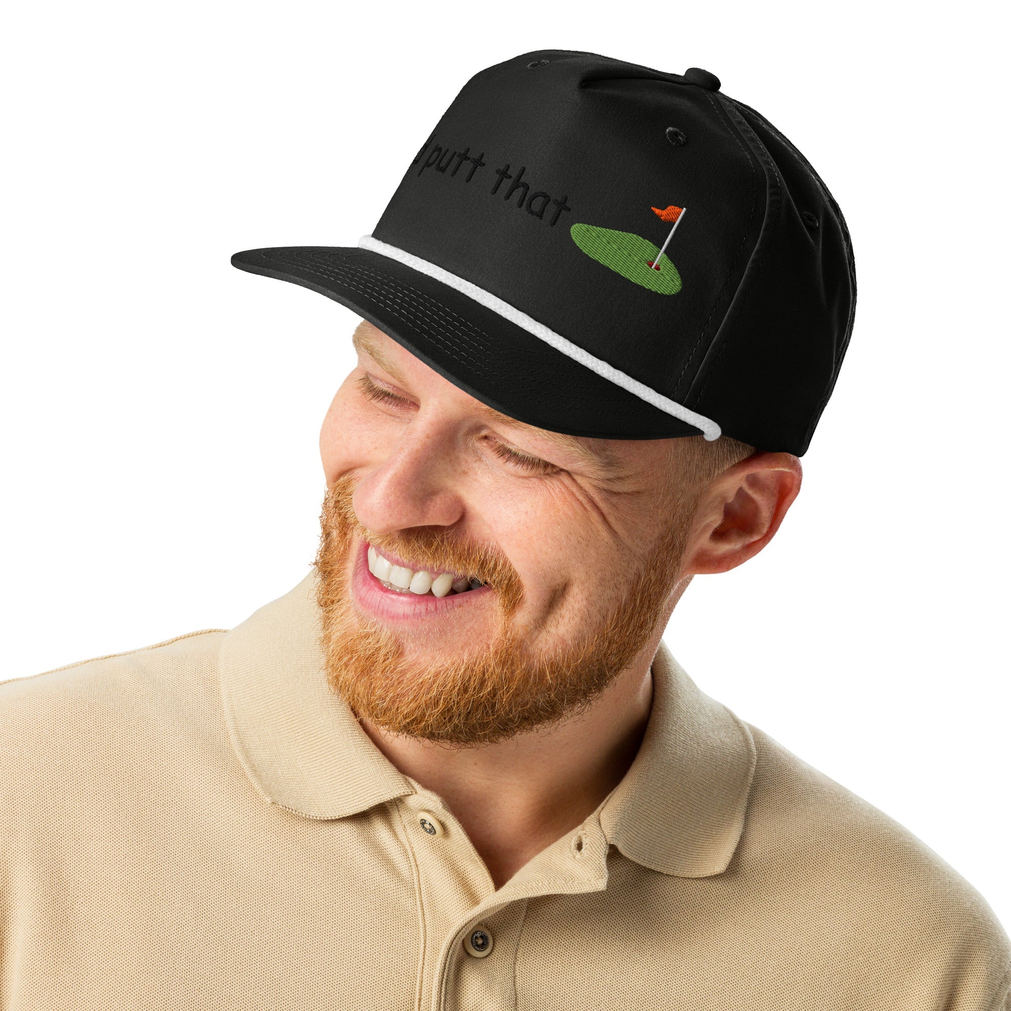 Tee-bone I’d putt that - Golf rope cap